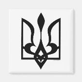 Oekraïne / Tryzub - Magneet (Voorkant)