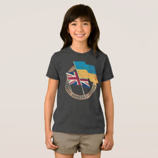 Oekraïne-Verenigd Koninkrijk Vriendschapsembleem Tri-Blend Shirt
