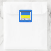 Oekraïne Vierkante Sticker (Tas)