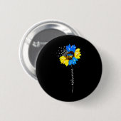 Oekraïne Vintage Vlag1 Ronde Button 5,7 Cm (Voorkant /achterkant)