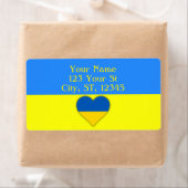 Oekraïne Vlag Blauw Geel Thunder_Cove Etiket (Insitu)