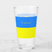 Oekraïne Vlag Blauw Geel Thunder_Cove Glas (Voorkant)