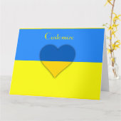 Oekraïne Vlag Blauw Geel Thunder_Cove Kaart (Gele Bloem)