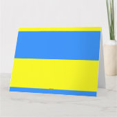 Oekraïne Vlag Blauw Geel Thunder_Cove Kaart (Achterkant)