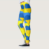 Oekraïne Vlag Blauw Geel Thunder_Cove Leggings (Links)