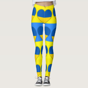 Oekraïne Vlag Blauw Geel Thunder_Cove Leggings