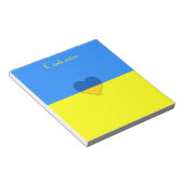 Oekraïne Vlag Blauw Geel Thunder_Cove Notitieblok (Schuin)