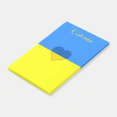 Oekraïne Vlag Blauw Geel Thunder_Cove Post-it® Notes (Schuin)