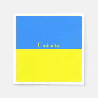 Oekraïne Vlag Blauw Geel Thunder_Cove Servet