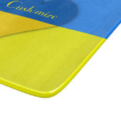 Oekraïne Vlag Blauw Geel Thunder_Cove Snijplank (Hoek)