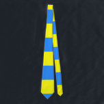 Oekraïne Vlag Blauw Geel Thunder_Cove Stropdas<br><div class="desc">Oekraïnse vlag en hart in traditioneel lichtblauwe en gele kleuren die u kunt personaliseren door op elke achtergrondkleur naar jouw naam te veranderen</div>