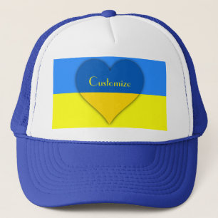 Oekraïne Vlag Blauw Geel Thunder_Cove Trucker Pet