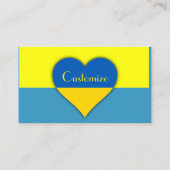 Oekraïne Vlag Blauw Geel Thunder_Cove Visitekaartje (Achterkant)