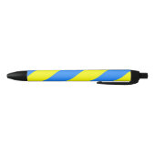 Oekraïne Vlag Blauw Geel Thunder_Cove Zwarte Inkt Pen (Bodem)