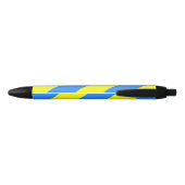Oekraïne Vlag Blauw Geel Thunder_Cove Zwarte Inkt Pen (Achterkant)