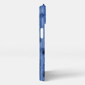 Oekraïne vlag geel blauw houtextuurpatroon iPhone hoesje (Rechterkant)