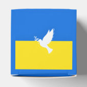 Oekraïne vlag geschenkdoos Dove of Peace - Vrijhei Bedankdoosjes (Bovenkant)
