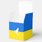 Oekraïne vlag geschenkdoos Dove of Peace - Vrijhei Bedankdoosjes (Geopend)