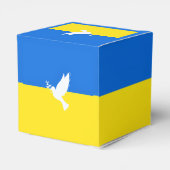 Oekraïne vlag geschenkdoos Dove of Peace - Vrijhei Bedankdoosjes (Achterkant)