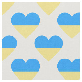 Oekraïne Vlag Hartpatroon Stof