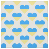 Oekraïne Vlag Hartpatroon Stof (Swatch)