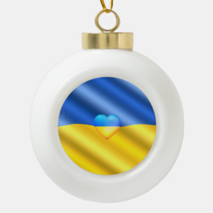 Oekraïne Vlag Kerst Ornament - Vrijheid Vrede