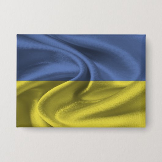 Oekraïne Vlag Knop Button (Voorkant)