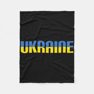 Oekraïne Vlag Mannen Vrouwen Kinderen Oekraïne 1 Fleece Deken