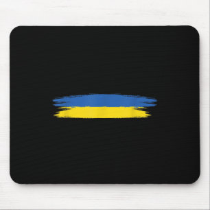 Oekraïne vlag met kleuren blauw en geel _ Geen oor Muismat