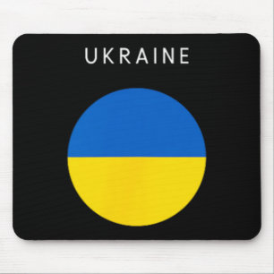 Oekraïne Vlag - Minimalistisch Souvenir Wereld Rei Muismat