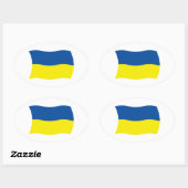Oekraïne Vlag Sticker (Vel)