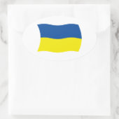 Oekraïne Vlag Sticker (Tas)