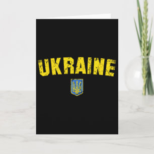 Oekraïne Vlag Vintage Mannen Vrouwen Kinderen Oekr Kaart