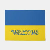 Oekraïne vlag welkom deur mat (Voorkant)