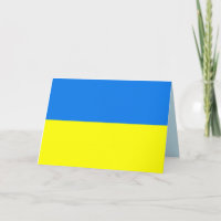 oekraïne vlag wenskaart