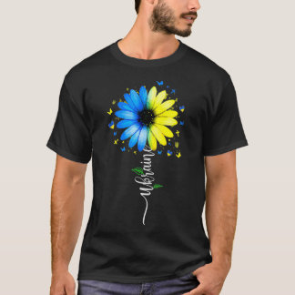 Oekraïne Vlag Zonnebloem  Oekraïne F T-shirt