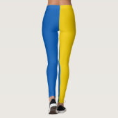 Oekraïne Vlaggenblauw Geel Leggings (Achterkant)