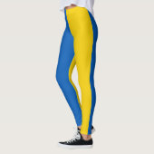 Oekraïne Vlaggenblauw Geel Leggings (Links)