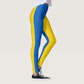 Oekraïne Vlaggenblauw Geel Leggings (Rechts)