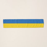 Oekraïne Vlaggenblauw Geel Sjaal<br><div class="desc">Oekraïense vlag Flag Cute Blue Yellow Stripes Scarf</div>