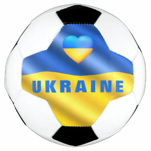 Oekraïne - vrede - Oekraïense vlag - steun vrijh Voetbal