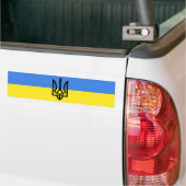 Oekraïne - vrede - Oekraïense vlag - vrijheid Bumpersticker (Op Truck)