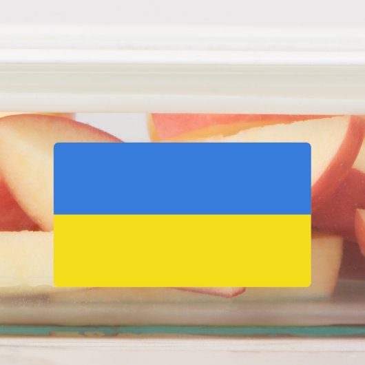 Oekraïne - vrede - Oekraïense vlag - vrijheid Labels (Aangebracht)