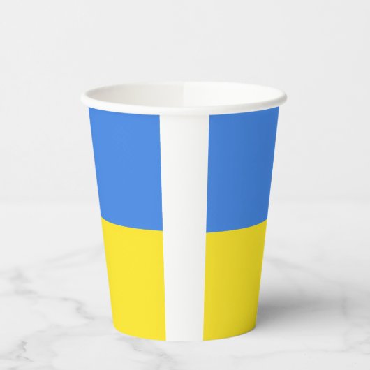 Oekraïne - vrede - Oekraïense vlag - vrijheid Papieren Bekers (Links)