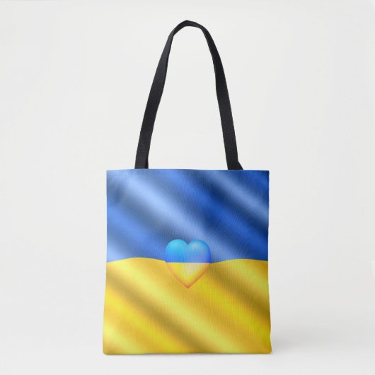 Oekraïne - vrede - Oekraïense vlag - vrijheid Tote Bag (Voorkant)