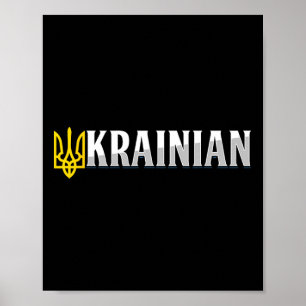 Oekraïne Vrede Thuisland Vlag Oekraïens Oekraïens Poster