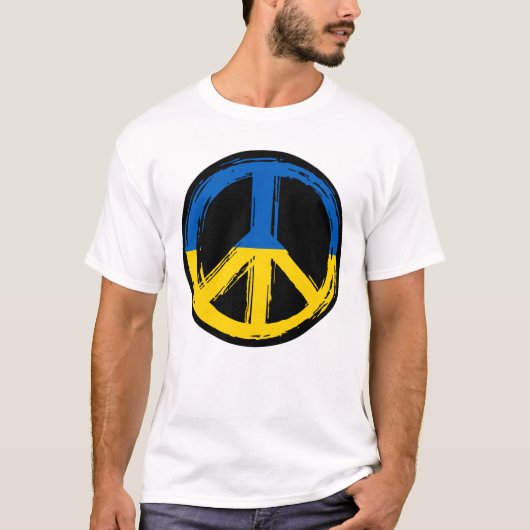 Oekraïne Vredessymbool T-shirt (Voorkant)