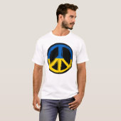 Oekraïne Vredessymbool T-shirt (Voorkant volledig)