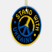 Oekraïne: vredessymbool voor Oekraïne Keramisch Ornament (Rechts)