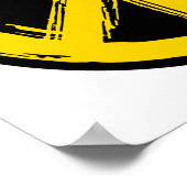 Oekraïne: vredessymbool voor Oekraïne Poster (Hoek)